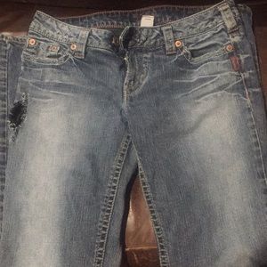 Silver Jeans Tuesday Distressed Jeans , 30